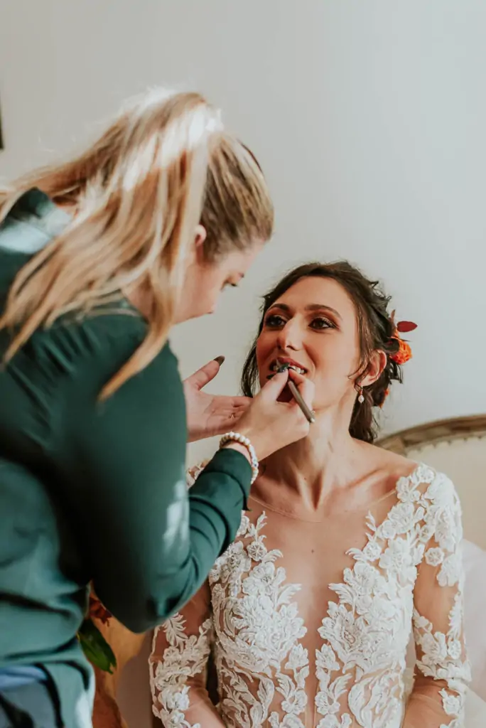 Photographe de mariage en automne