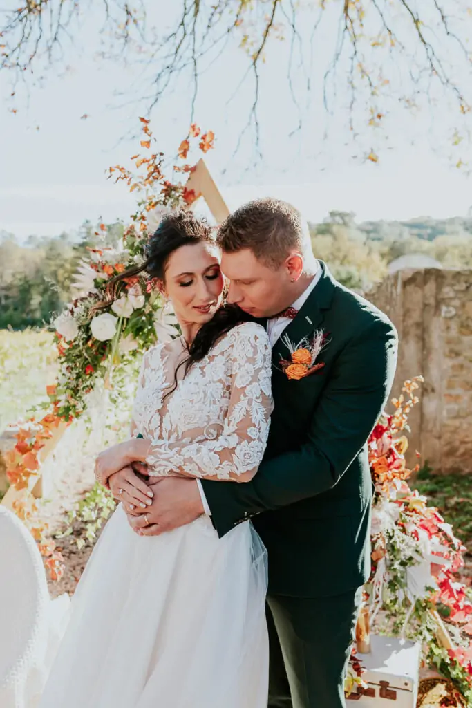 Photographe mariage Brignoles - Mariage à l'automne - Nathalie Nencioni - Photo de couple