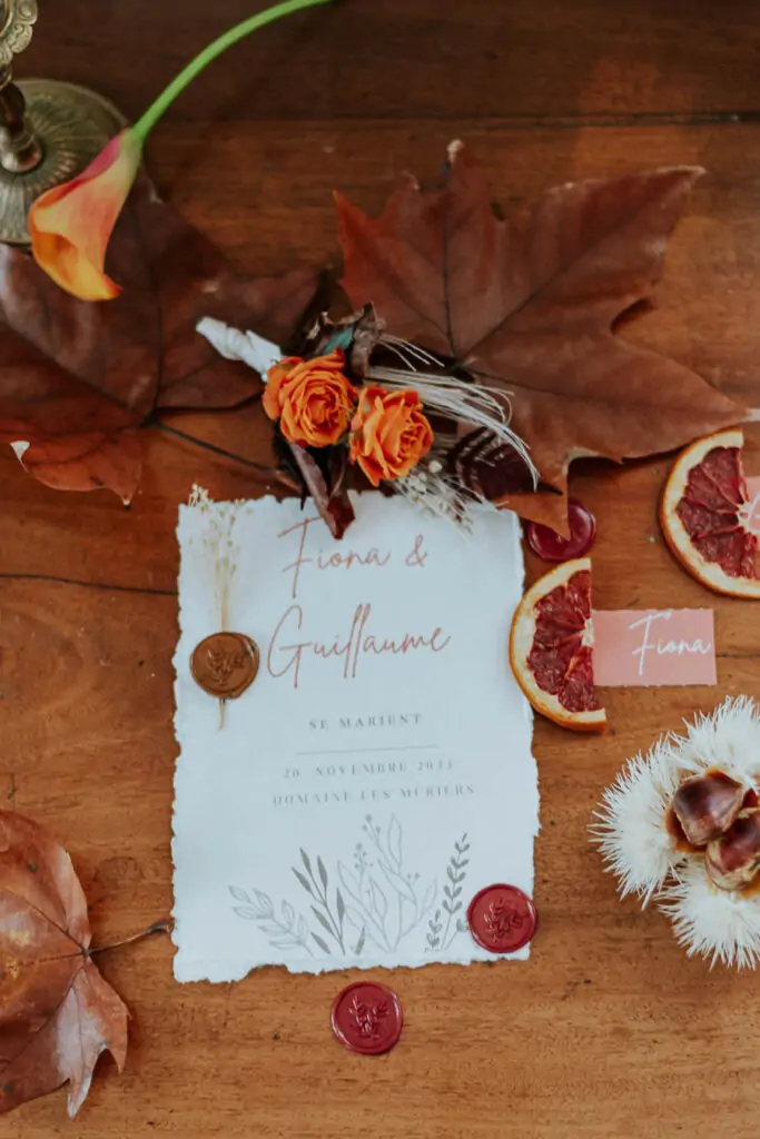 Mariage en automne en Provence