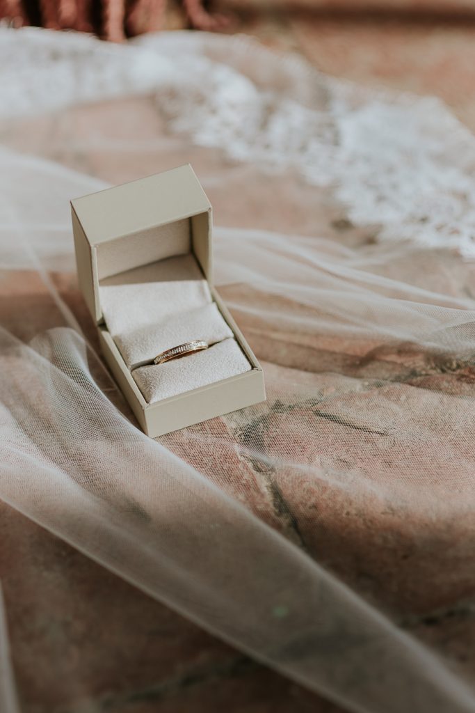 Flat lay mariage