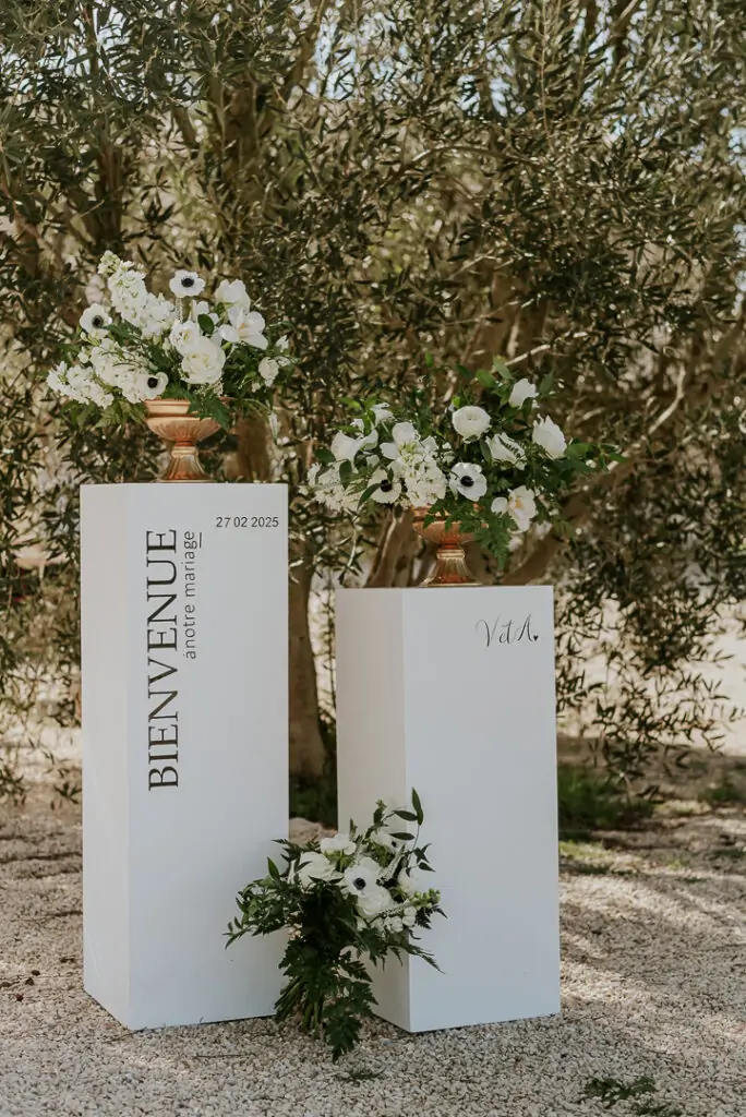 Mariage d'hiver intimiste